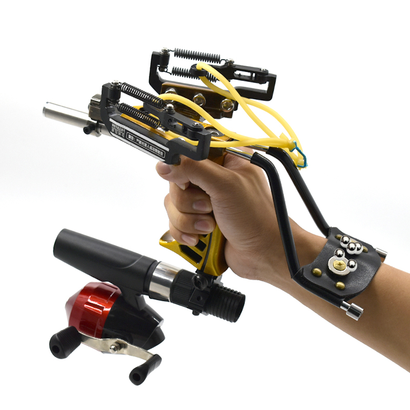 Upgraded Hand-held Metal Sling - огляд і ціна Outdoor Hunting Launcher