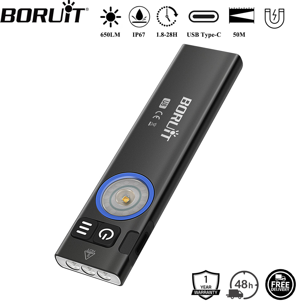 BORUiT U8 650LM EDC LED Flashl - огляд і ціна Outdoor Hunting Lights
