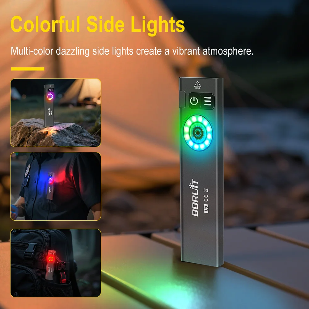BORUiT U8 650LM EDC LED Flashl - огляд і ціна Outdoor Hunting Lights