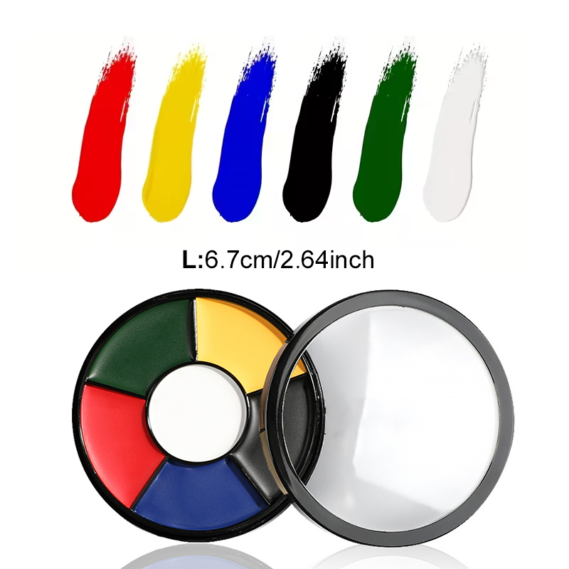 6 Color Oil Face Paint Palette - огляд і ціна Camo Face Paint
