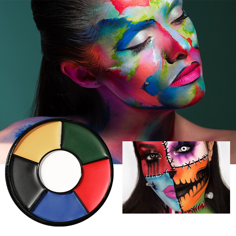 6 Color Oil Face Paint Palette - огляд і ціна Camo Face Paint