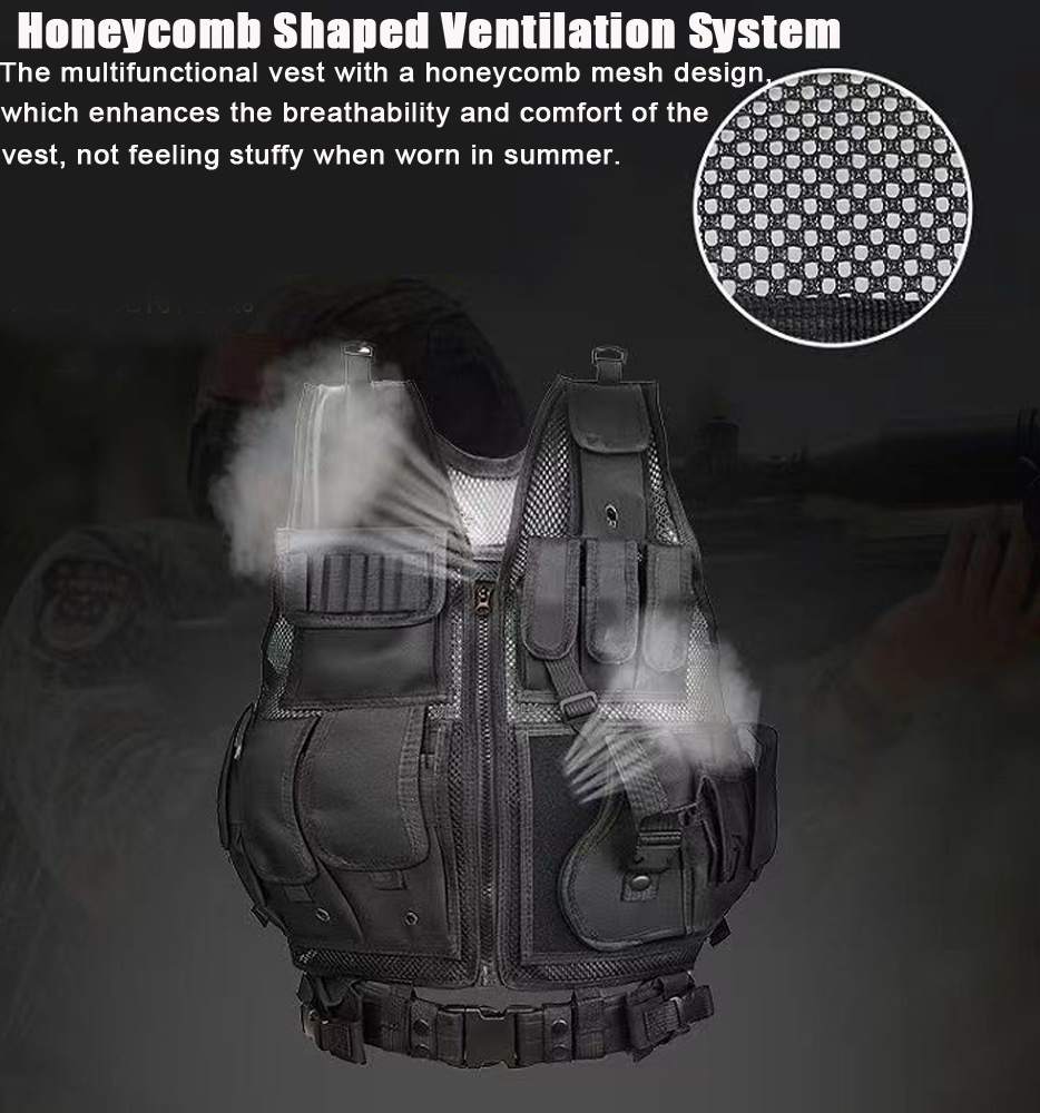 Adjustable Molle Tactical Vest - огляд і ціна Outdoor Hunting Coat