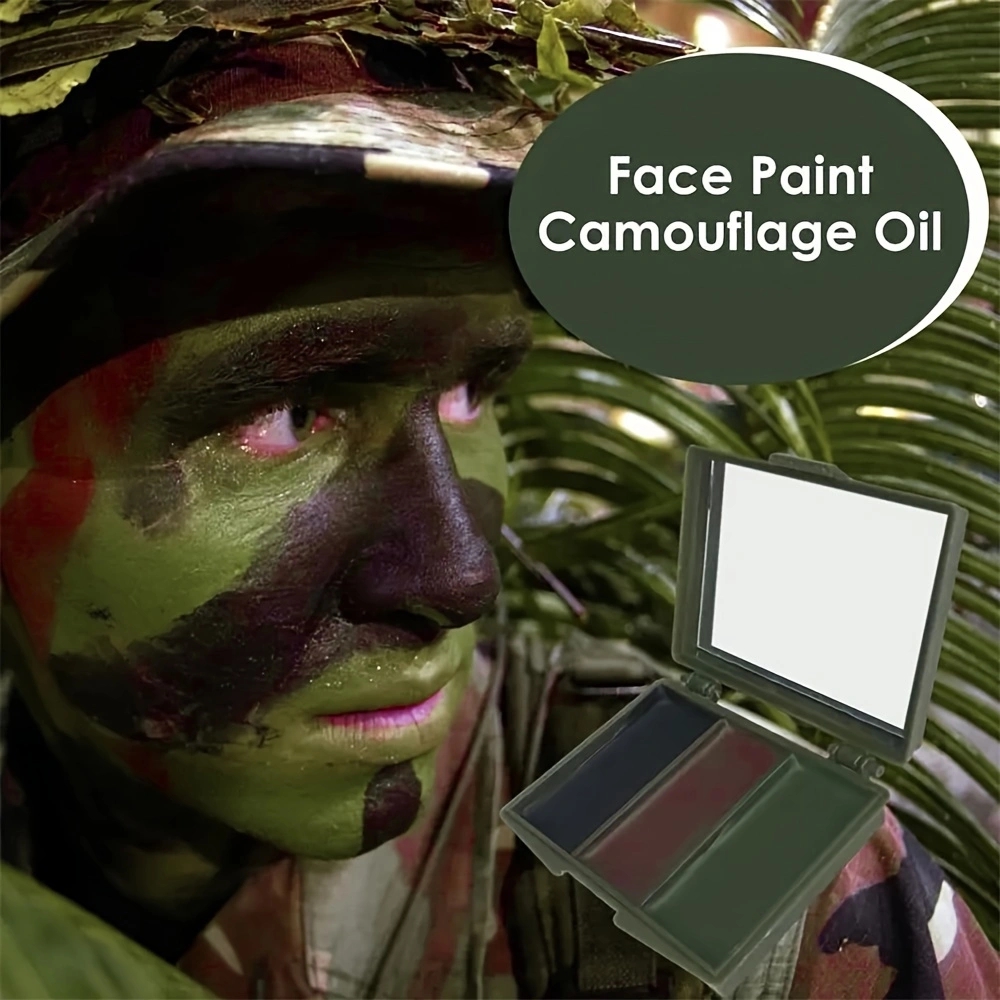 Three-Color Camouflage Face Pa - огляд і ціна Camo Face Paint