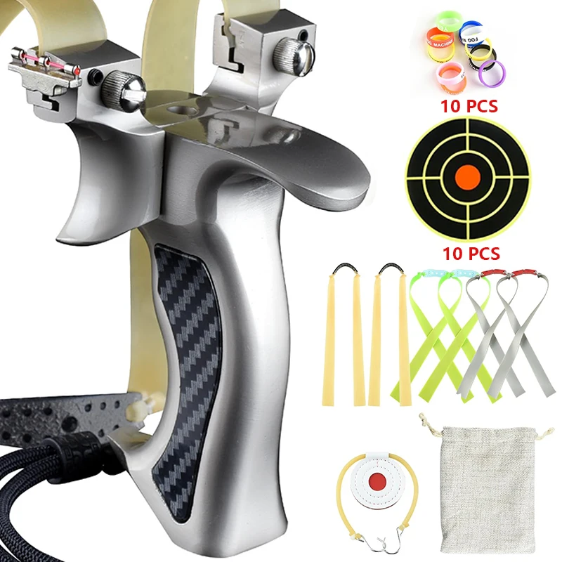 8020/9025 Strong Metal Slingsh - огляд і ціна Outdoor Hunting Launcher