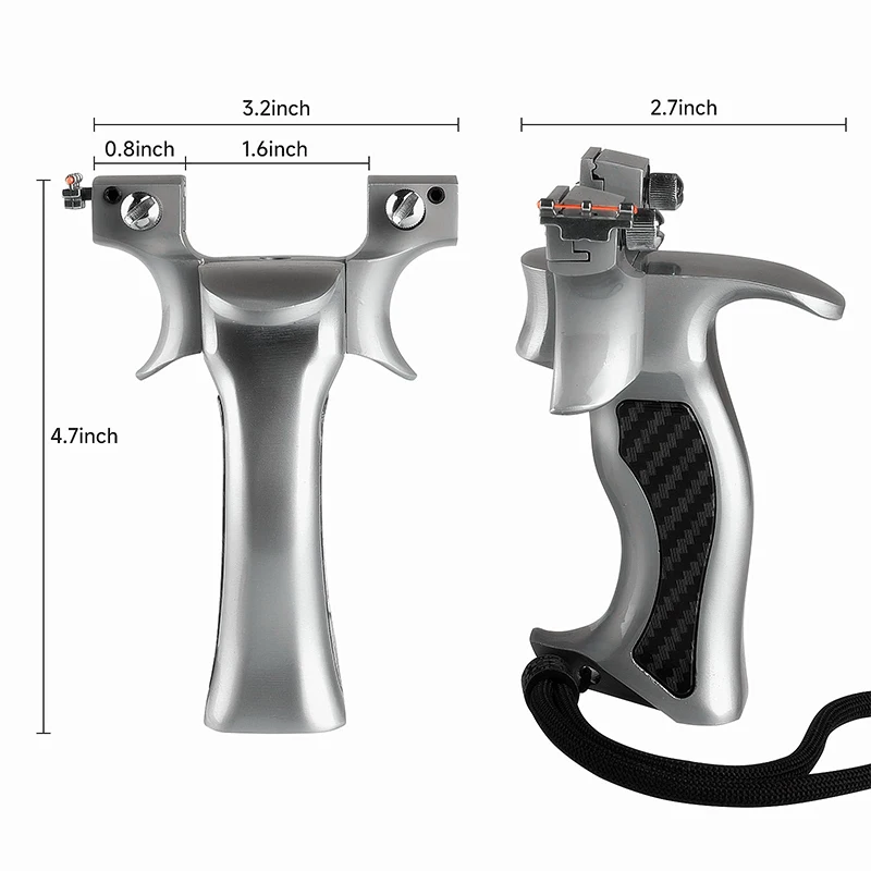 8020/9025 Strong Metal Slingsh - огляд і ціна Outdoor Hunting Launcher