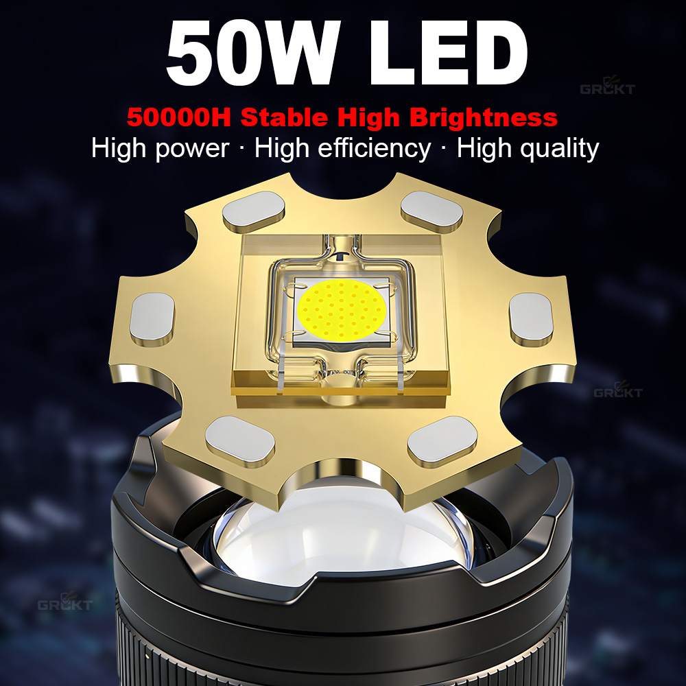 80000CD Most Powerful LED Flas - огляд і ціна Outdoor Hunting Lights