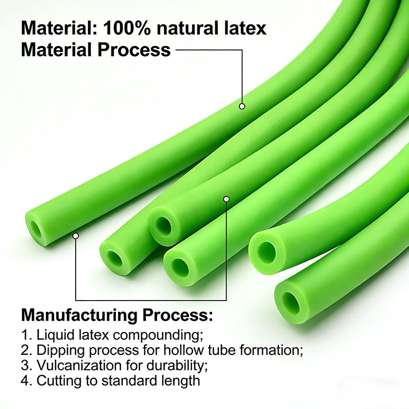 Green Latex Rubber Elastic Hos - огляд і ціна Outdoor Hunting Launcher