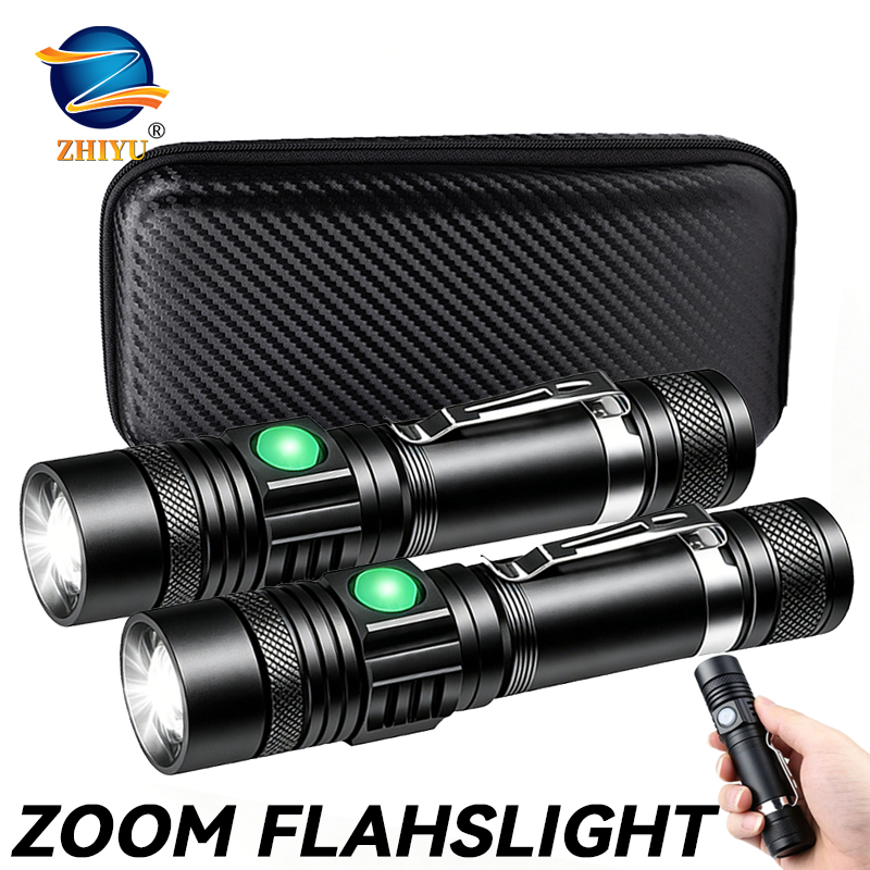 T6 LED Rechargeable Flashlight - огляд і ціна Outdoor Hunting Bike