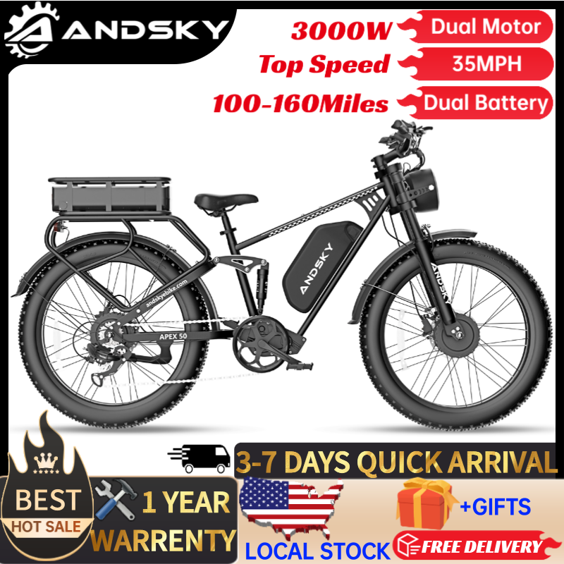 ANDSKY Apex50 AWD Electric Bik - огляд і ціна Outdoor Hunting Bike