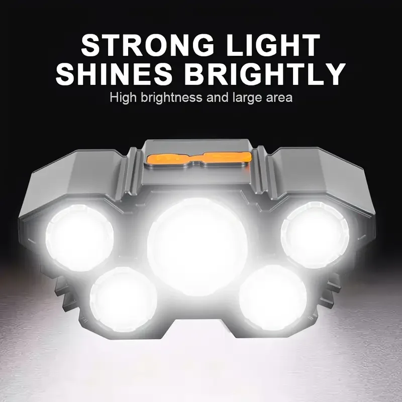 Portable 5LED Outdoor Headlamp - огляд і ціна Outdoor Hunting Lights